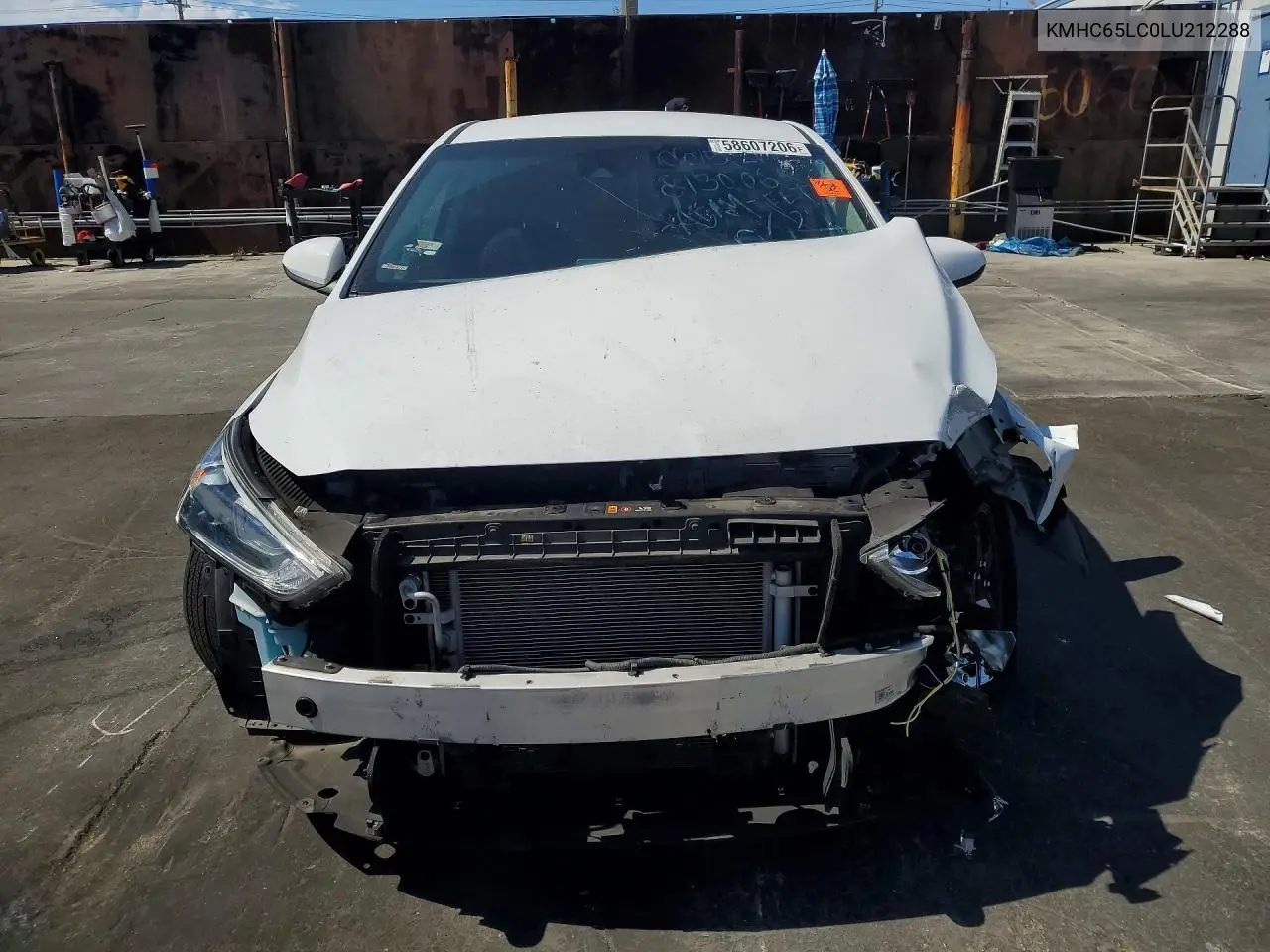 2020 Hyundai Ioniq Blue VIN: KMHC65LC0LU212288 Lot: 58607206
