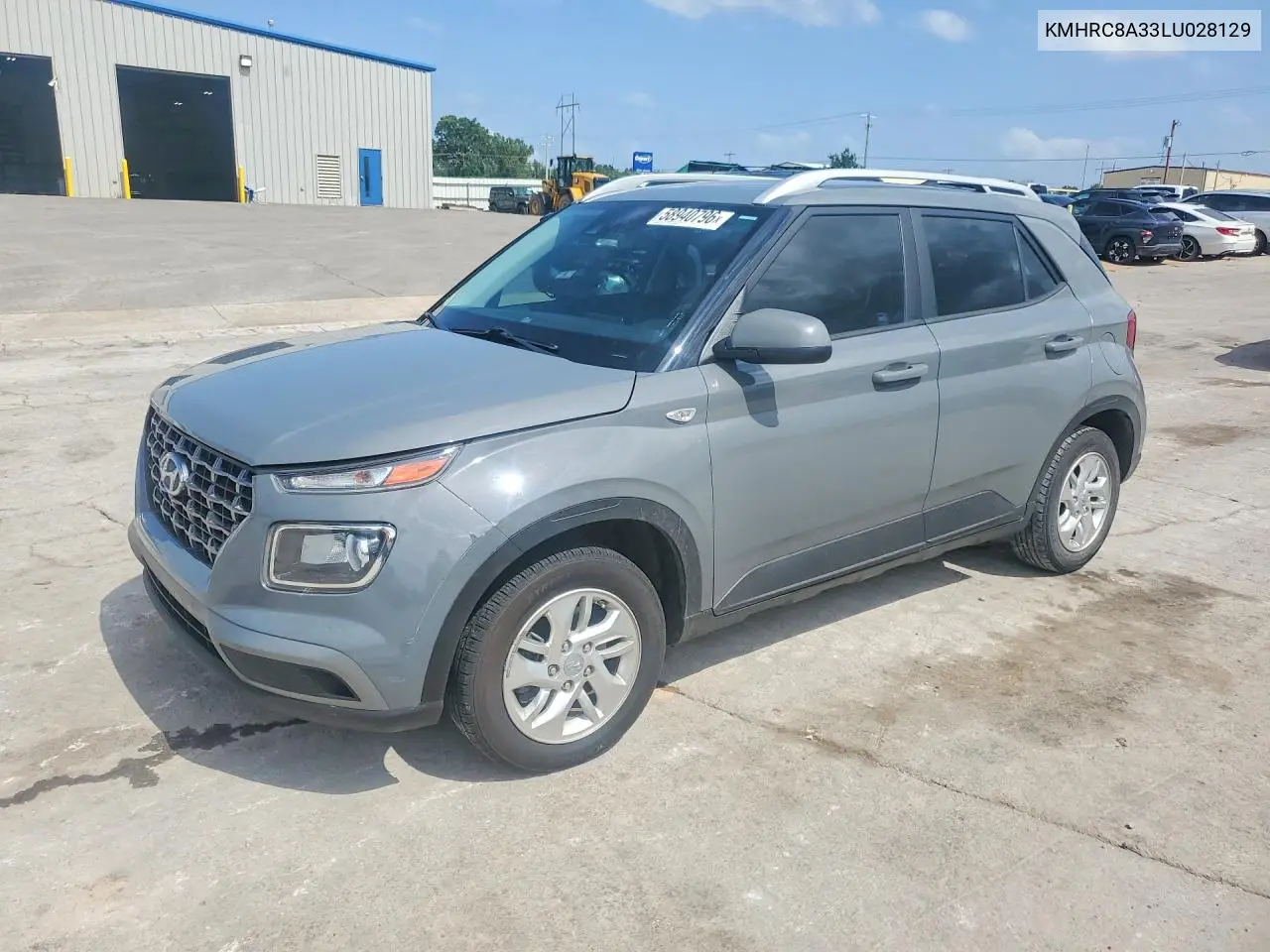 2020 Hyundai Venue Sel VIN: KMHRC8A33LU028129 Lot: 58940796