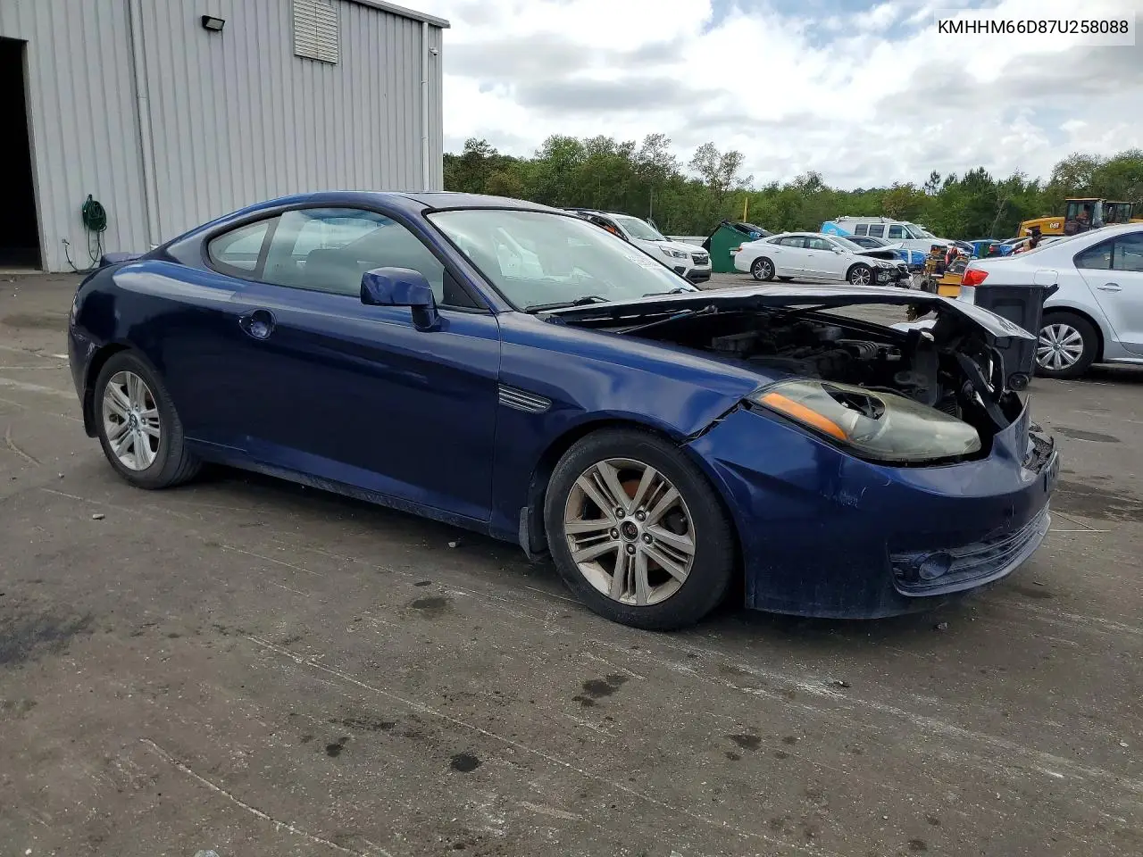 2007 Hyundai Tiburon Gs VIN: KMHHM66D87U258088 Lot: 53934956
