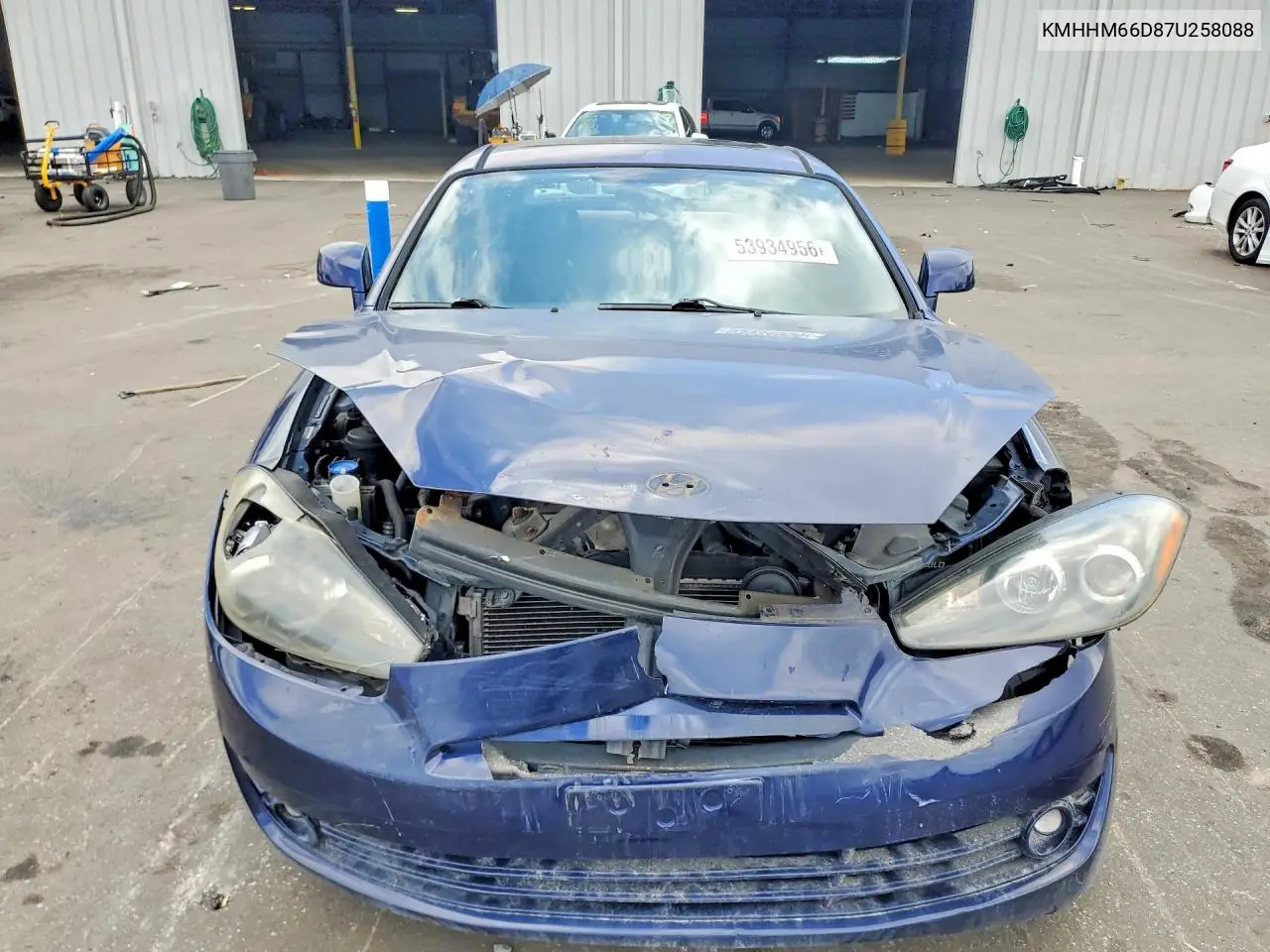 2007 Hyundai Tiburon Gs VIN: KMHHM66D87U258088 Lot: 53934956