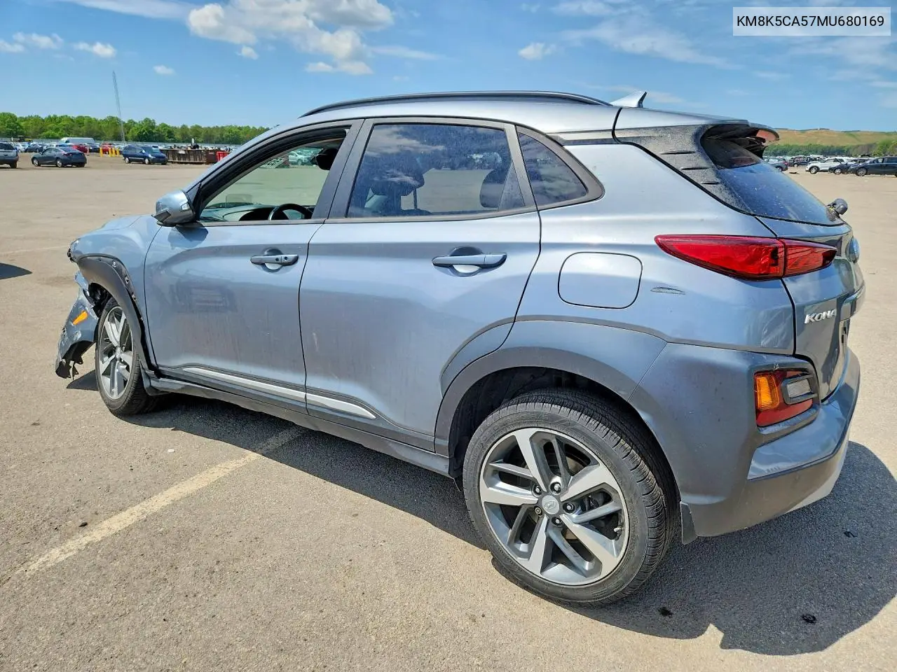 2021 Hyundai Kona Ultimate VIN: KM8K5CA57MU680169 Lot: 55512436