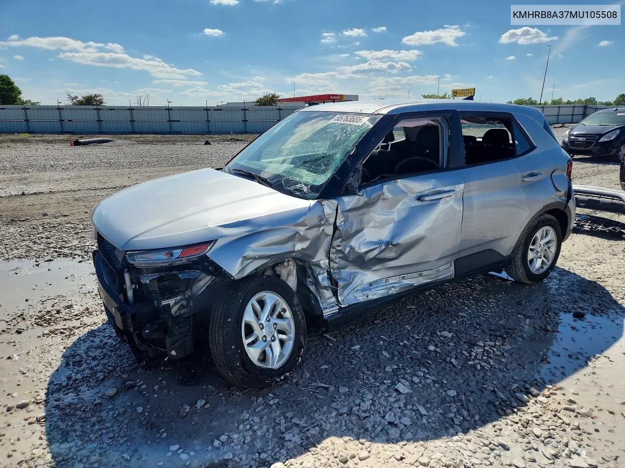 2021 Hyundai Venue Se VIN: KMHRB8A37MU105508 Lot: 55763686