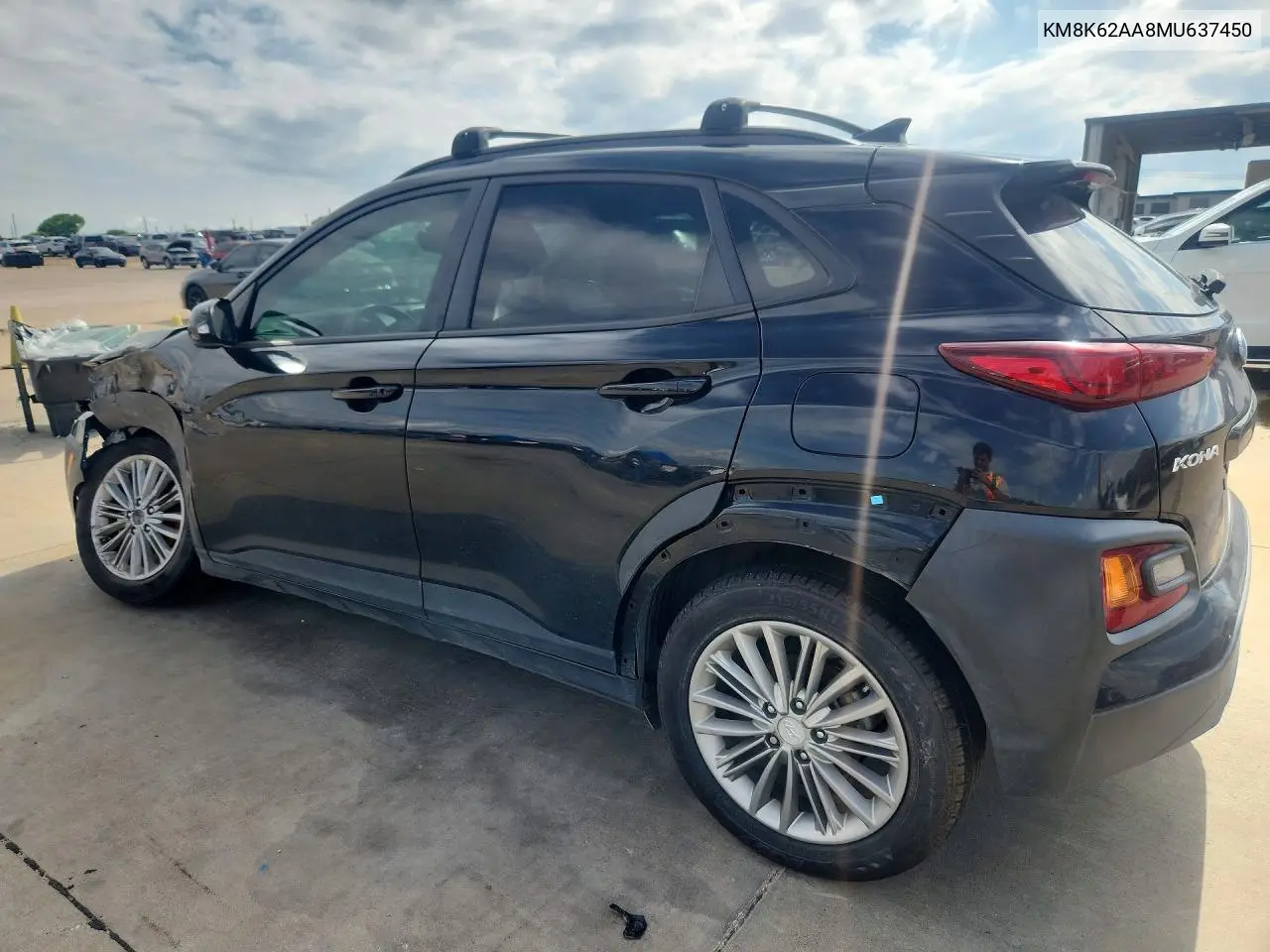 2021 Hyundai Kona Sel Plus VIN: KM8K62AA8MU637450 Lot: 56432436