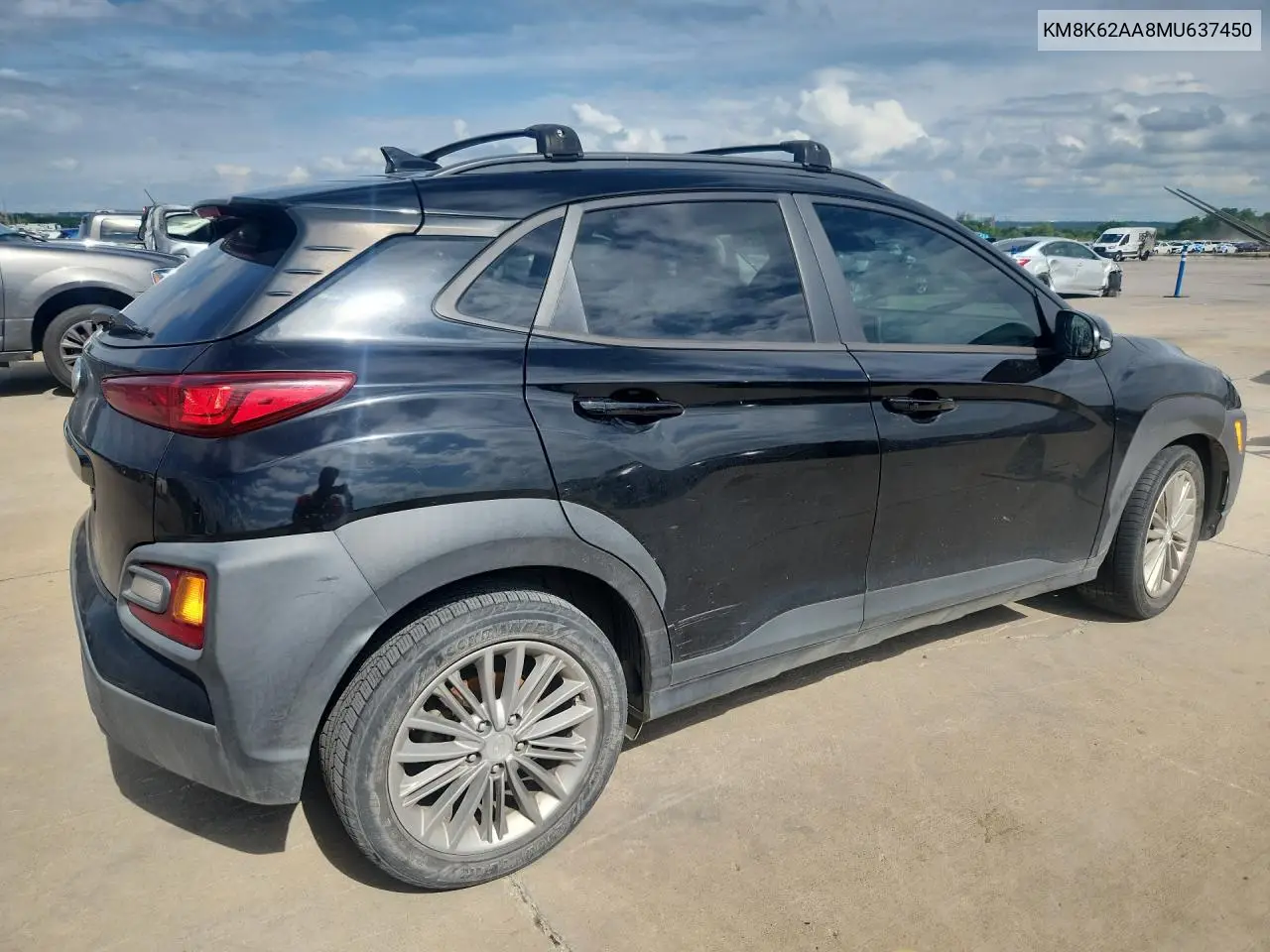 2021 Hyundai Kona Sel Plus VIN: KM8K62AA8MU637450 Lot: 56432436