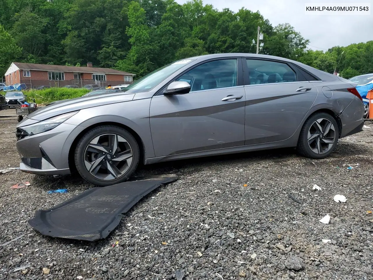 2021 Hyundai Elantra Limited VIN: KMHLP4AG9MU071543 Lot: 56468036