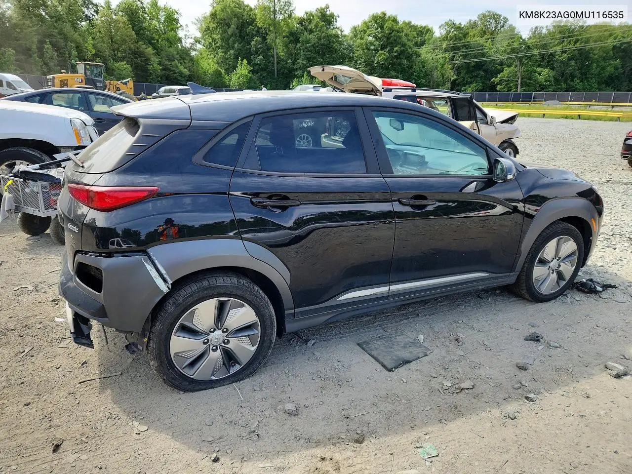 2021 Hyundai Kona Sel VIN: KM8K23AG0MU116535 Lot: 56644876