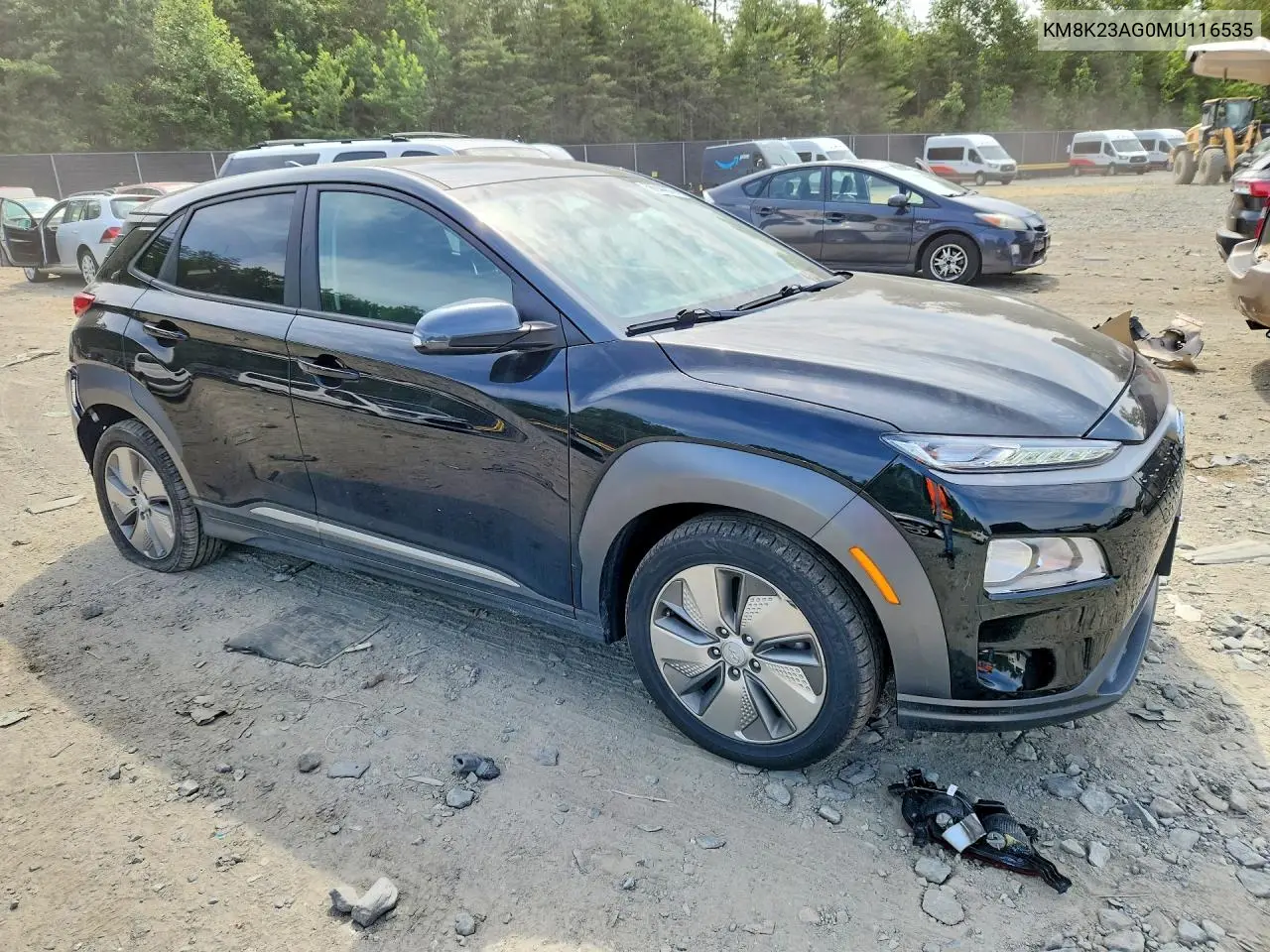2021 Hyundai Kona Sel VIN: KM8K23AG0MU116535 Lot: 56644876