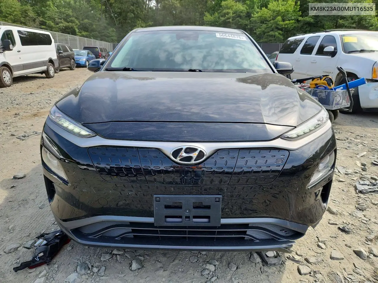 2021 Hyundai Kona Sel VIN: KM8K23AG0MU116535 Lot: 56644876