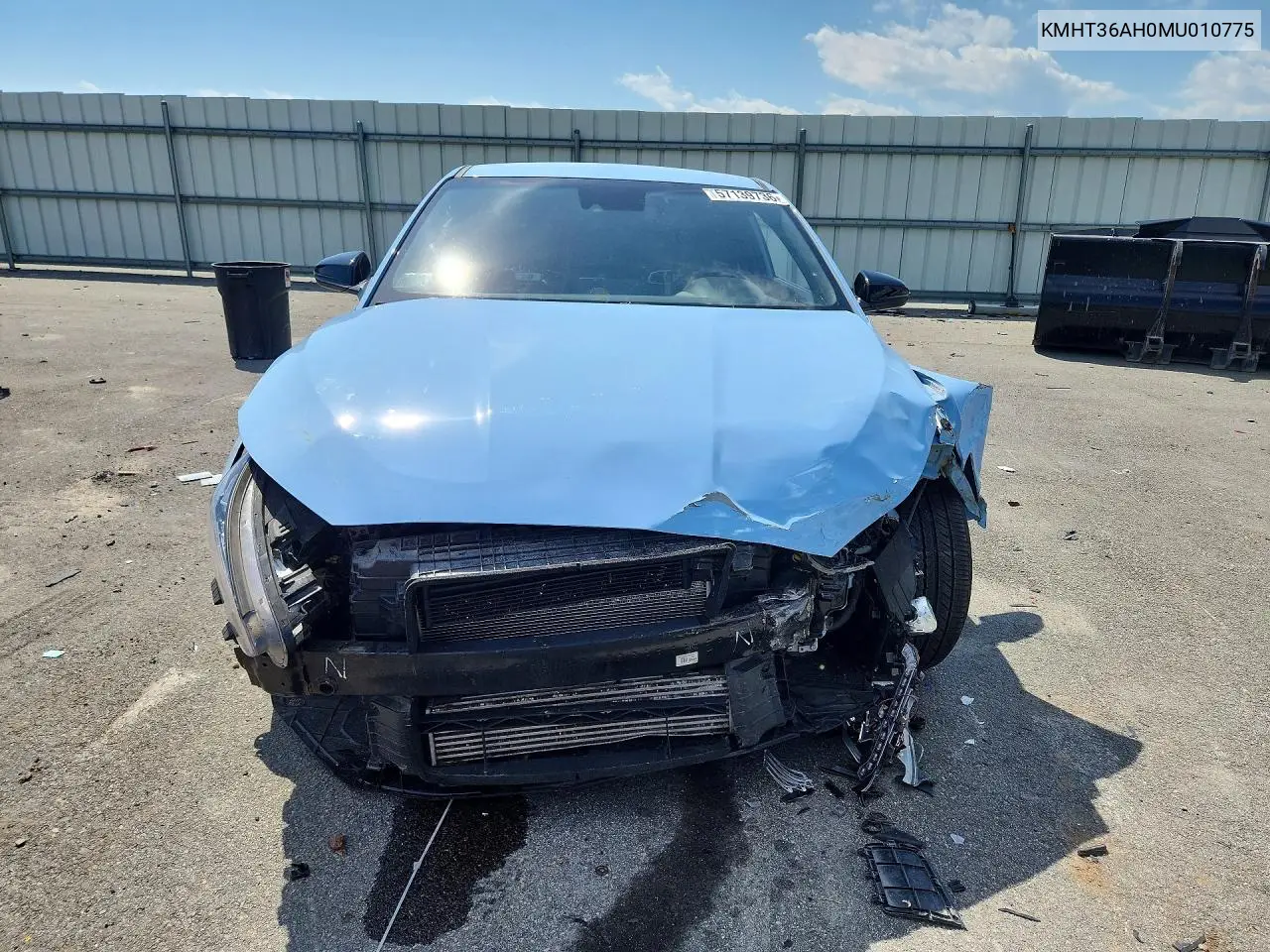 2021 Hyundai Veloster N Base VIN: KMHT36AH0MU010775 Lot: 57139736