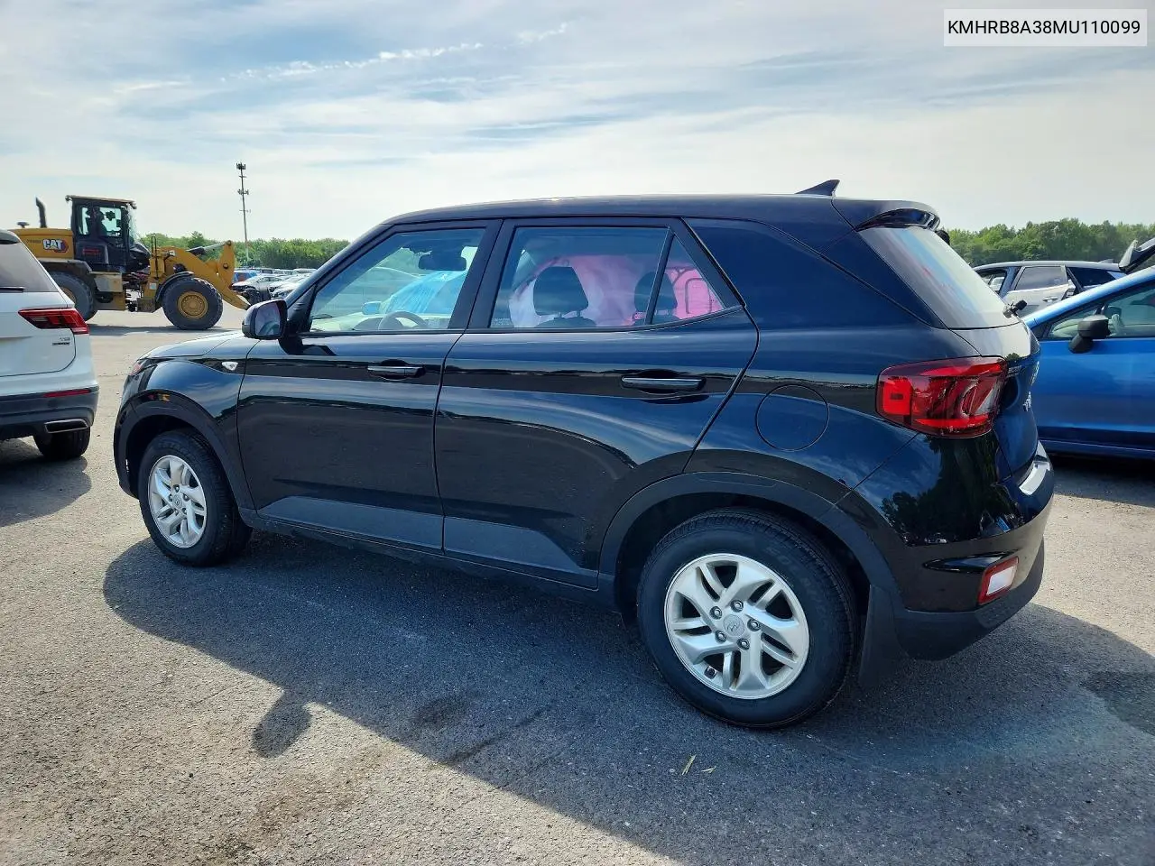 2021 Hyundai Venue Se VIN: KMHRB8A38MU110099 Lot: 57559816