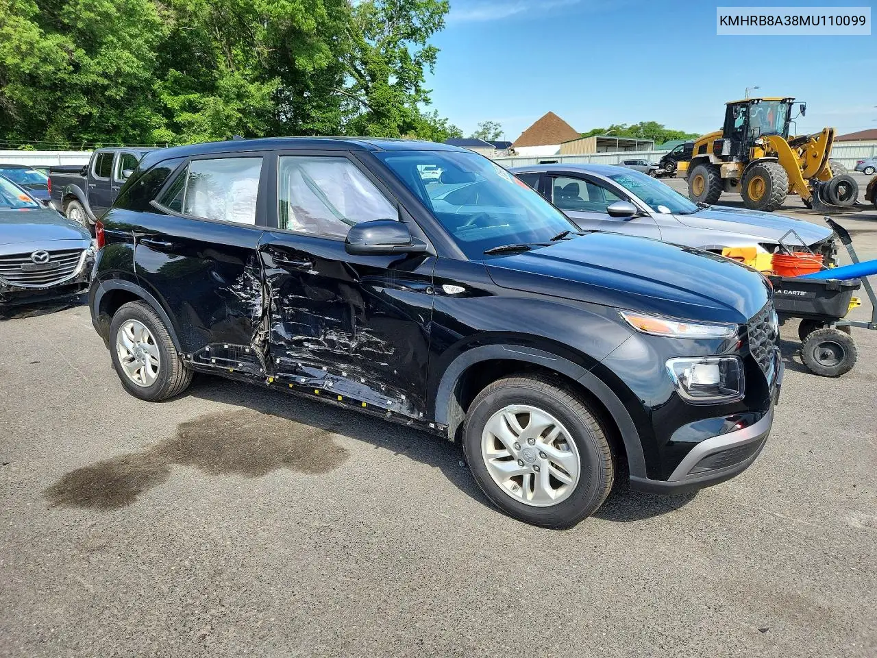 2021 Hyundai Venue Se VIN: KMHRB8A38MU110099 Lot: 57559816