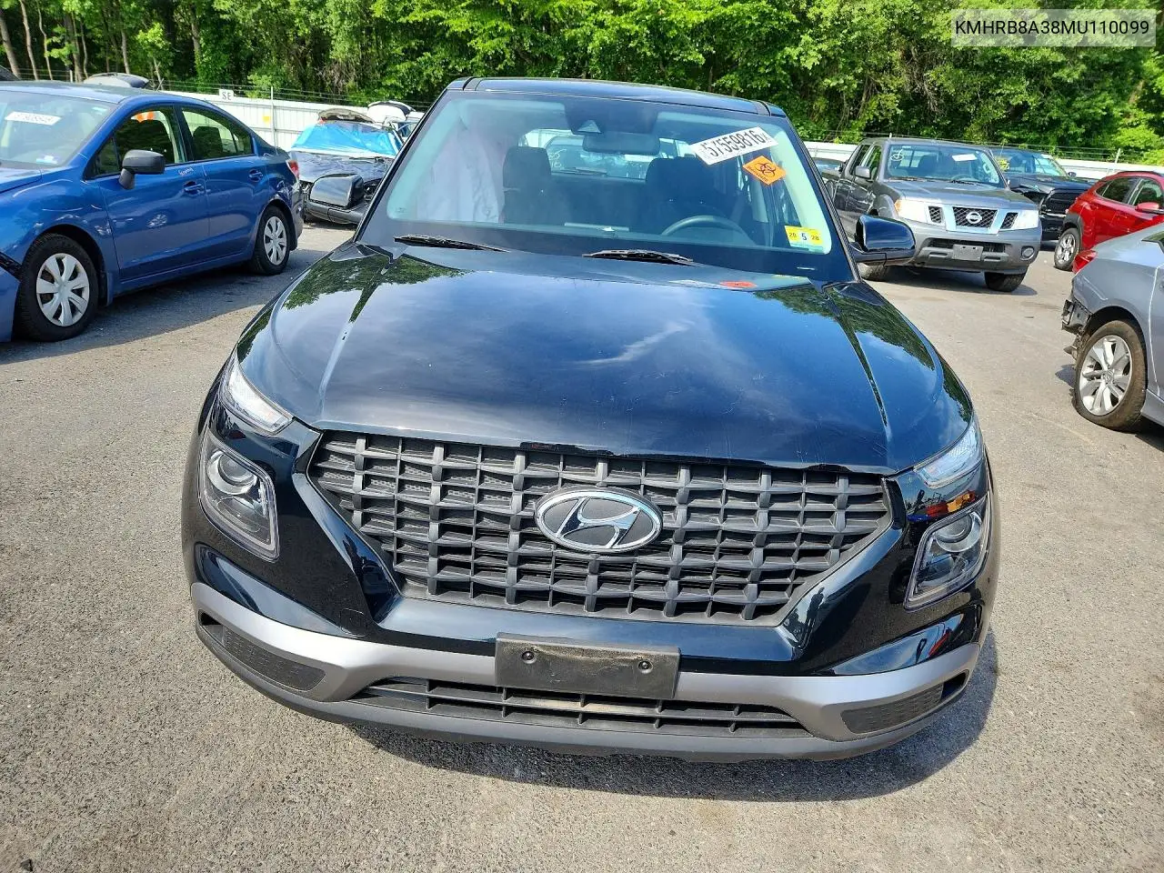 2021 Hyundai Venue Se VIN: KMHRB8A38MU110099 Lot: 57559816