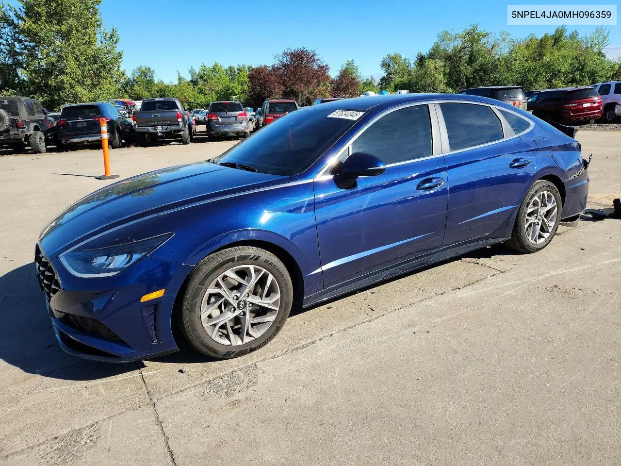 2021 Hyundai Sonata Sel VIN: 5NPEL4JA0MH096359 Lot: 57634046