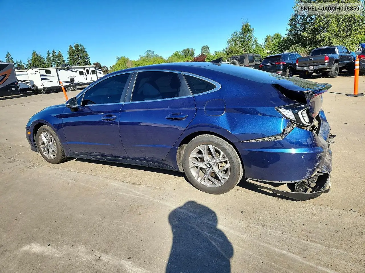 2021 Hyundai Sonata Sel VIN: 5NPEL4JA0MH096359 Lot: 57634046