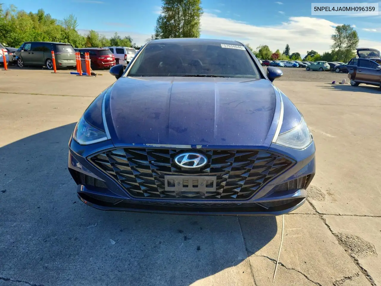 2021 Hyundai Sonata Sel VIN: 5NPEL4JA0MH096359 Lot: 57634046