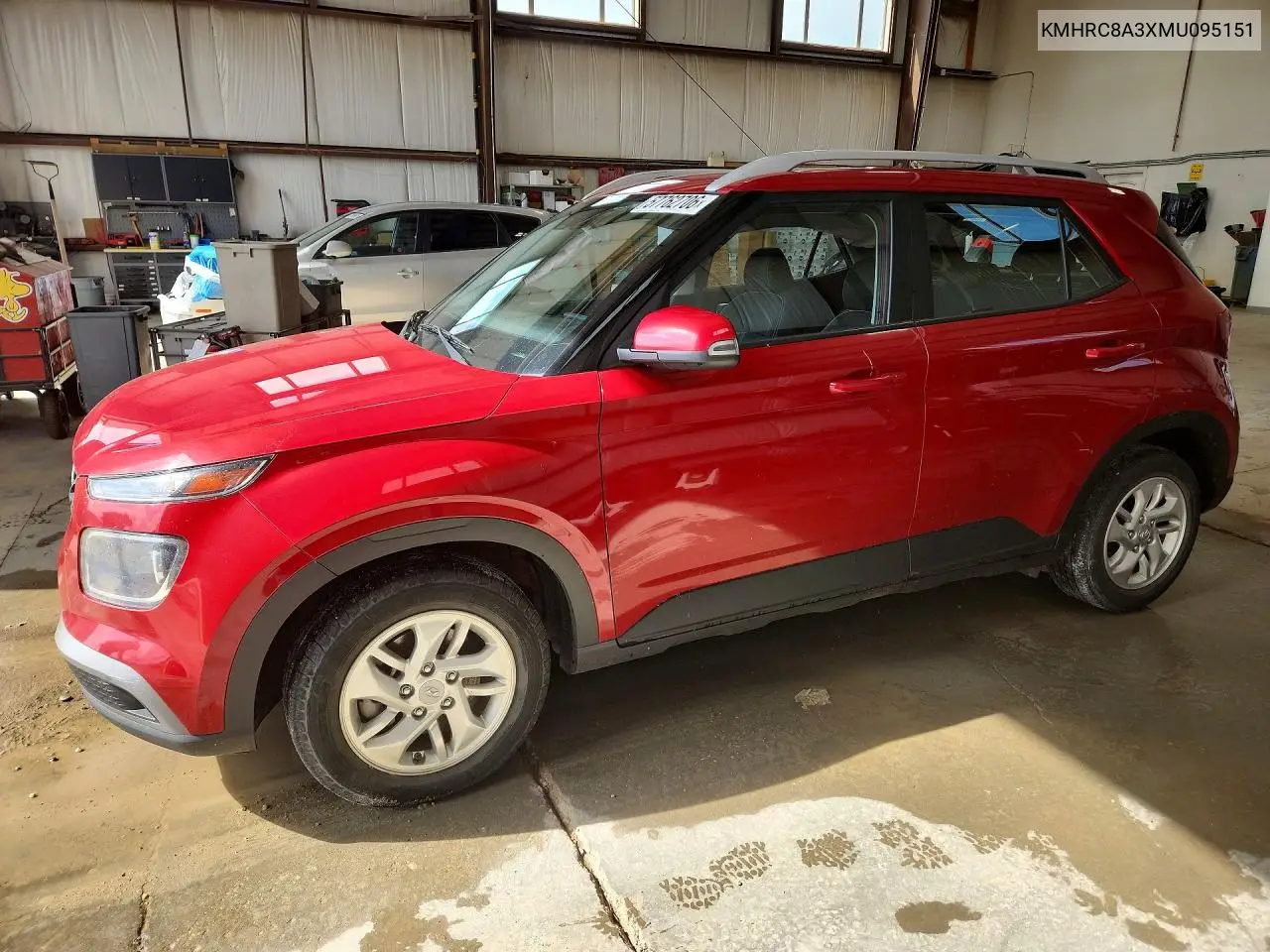 2021 Hyundai Venue Sel VIN: KMHRC8A3XMU095151 Lot: 57762706