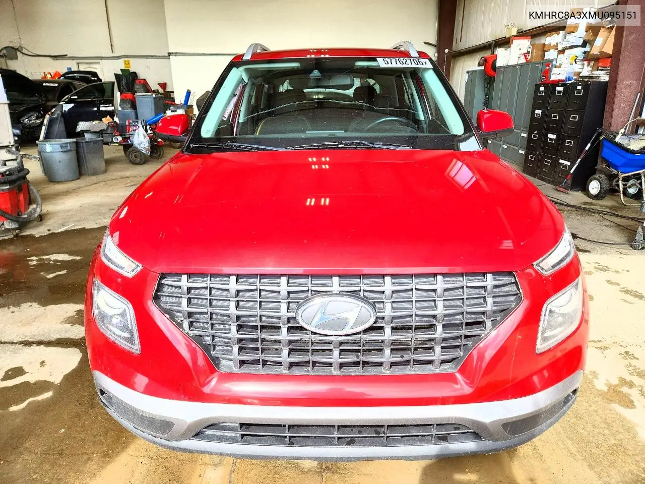 2021 Hyundai Venue Sel VIN: KMHRC8A3XMU095151 Lot: 57762706