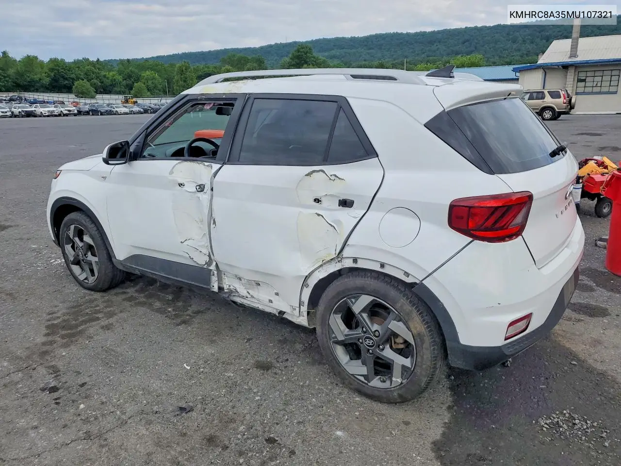 2021 Hyundai Venue Sel VIN: KMHRC8A35MU107321 Lot: 57844036