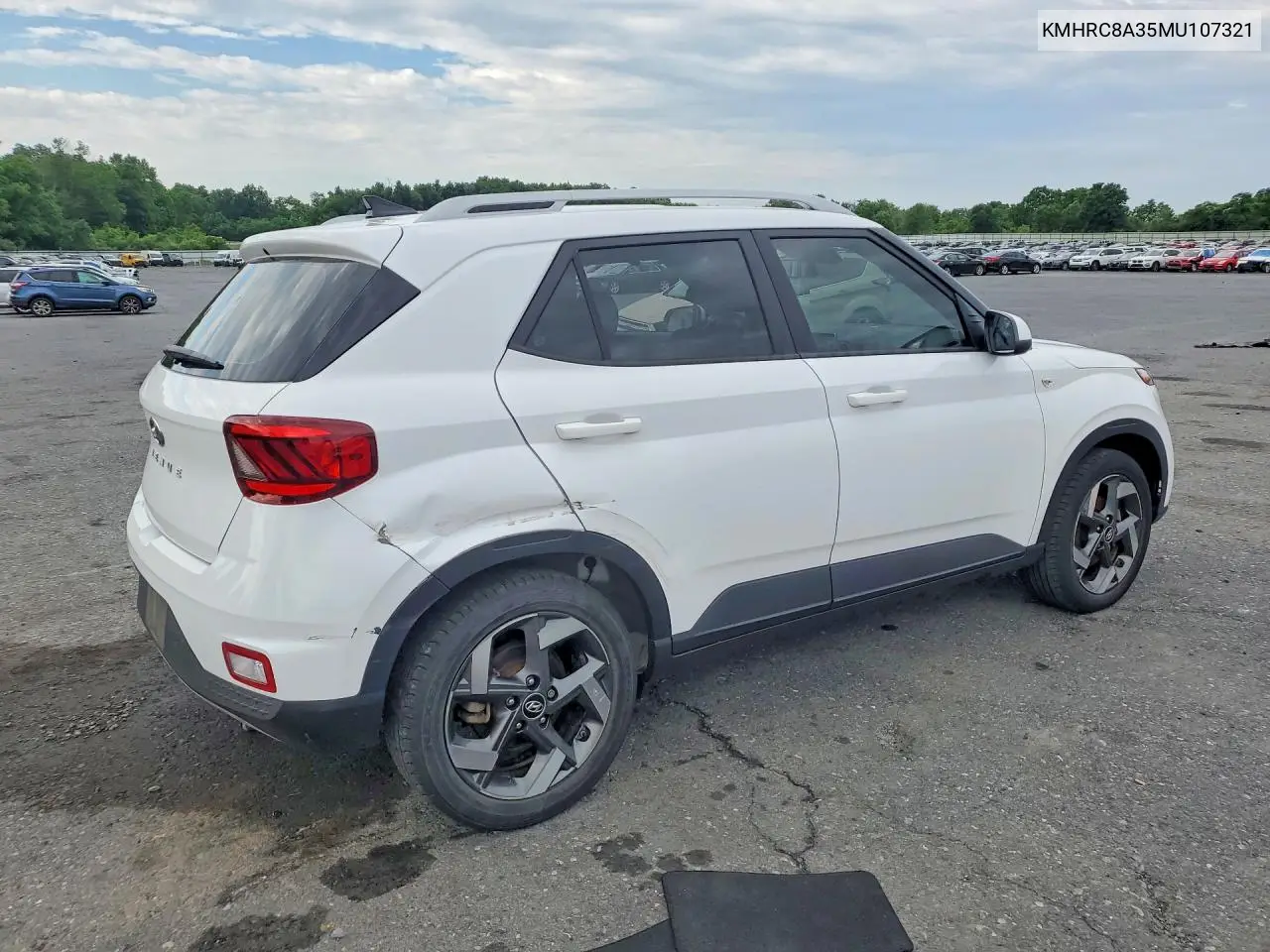 2021 Hyundai Venue Sel VIN: KMHRC8A35MU107321 Lot: 57844036