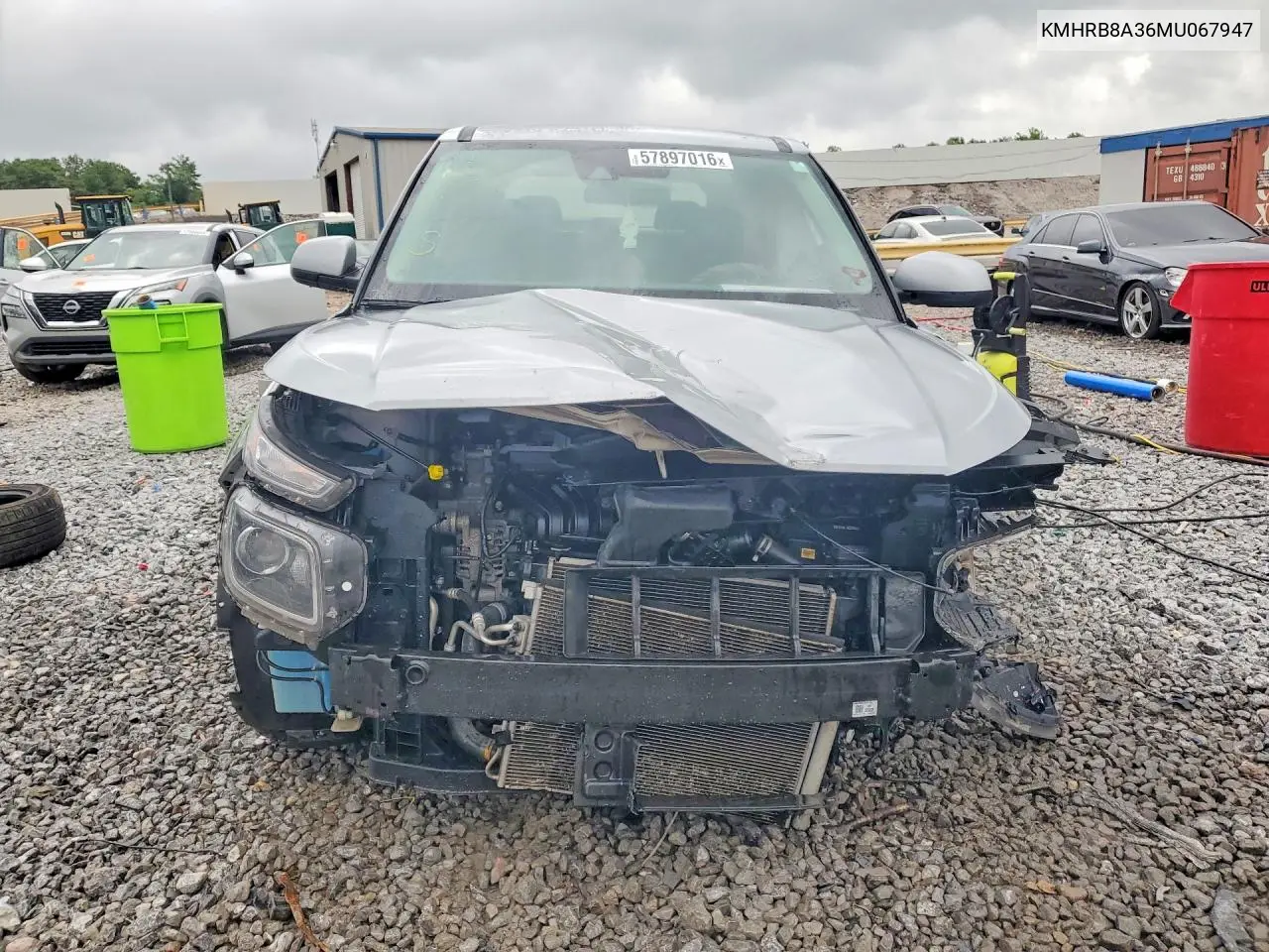 2021 Hyundai Venue Se VIN: KMHRB8A36MU067947 Lot: 57897016