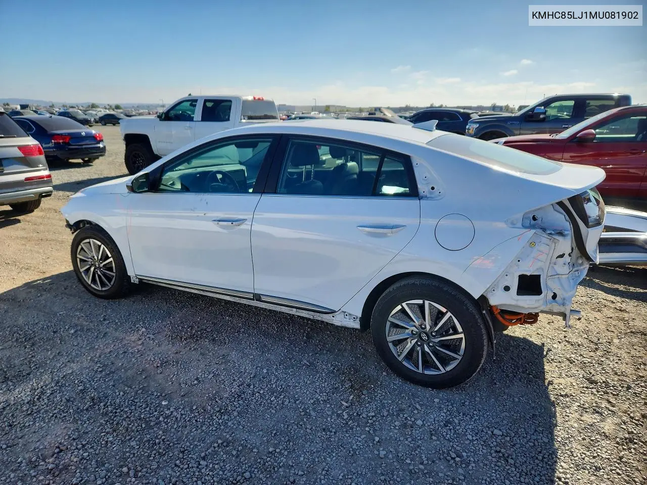 2021 Hyundai Ioniq Limited VIN: KMHC85LJ1MU081902 Lot: 57933876