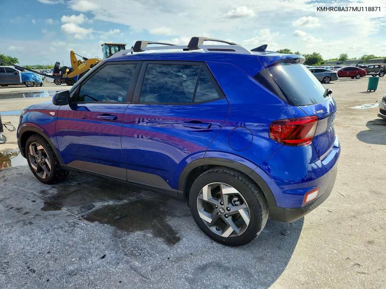 2021 Hyundai Venue Sel VIN: KMHRC8A37MU118871 Lot: 58382096