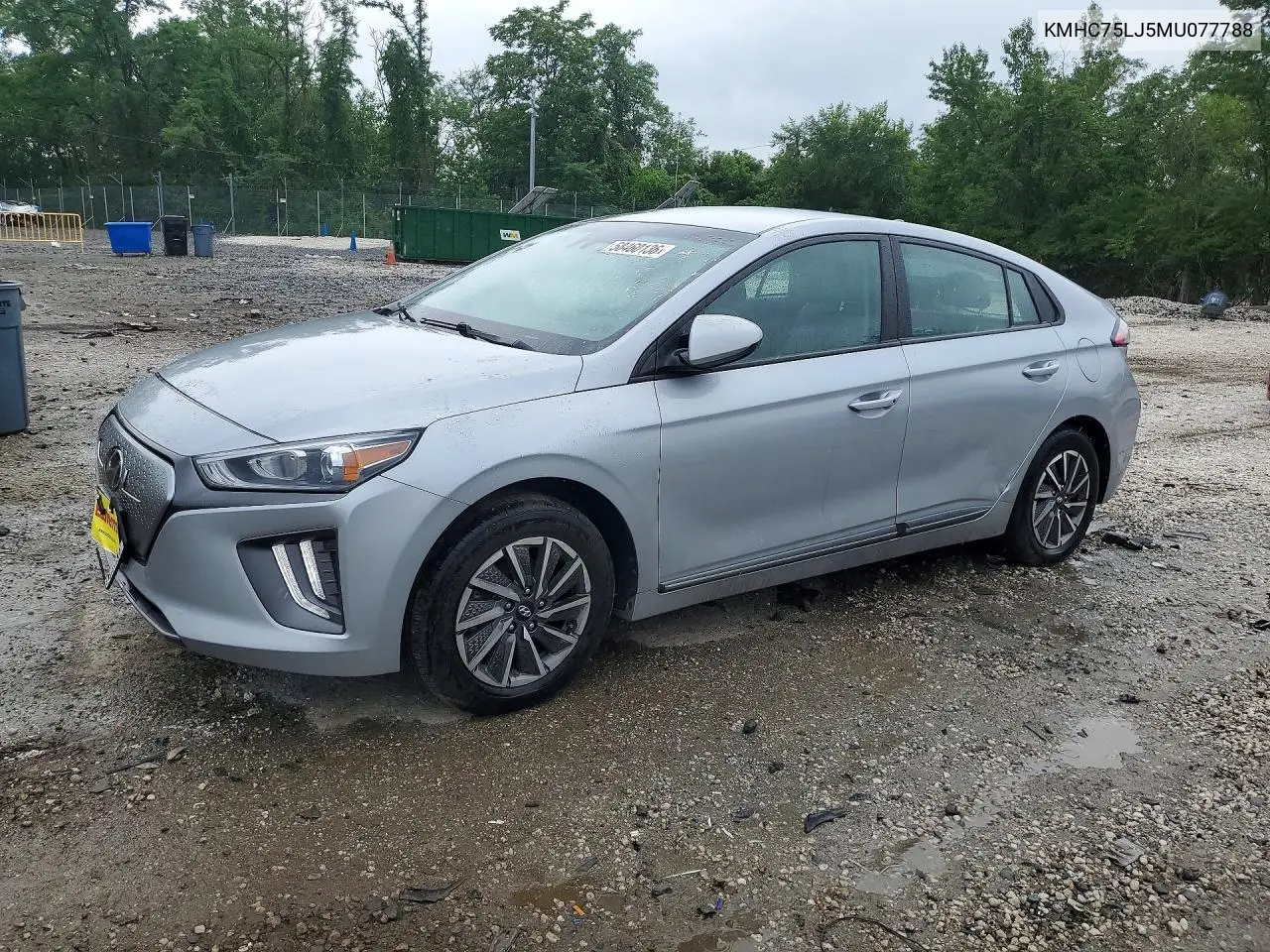 2021 Hyundai Ioniq Se VIN: KMHC75LJ5MU077788 Lot: 58460136