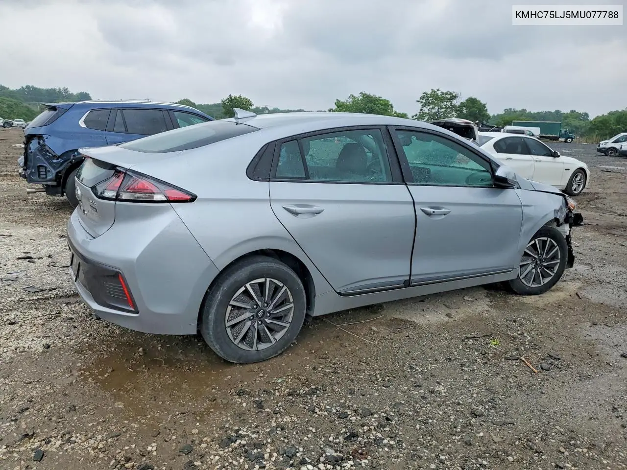2021 Hyundai Ioniq Se VIN: KMHC75LJ5MU077788 Lot: 58460136