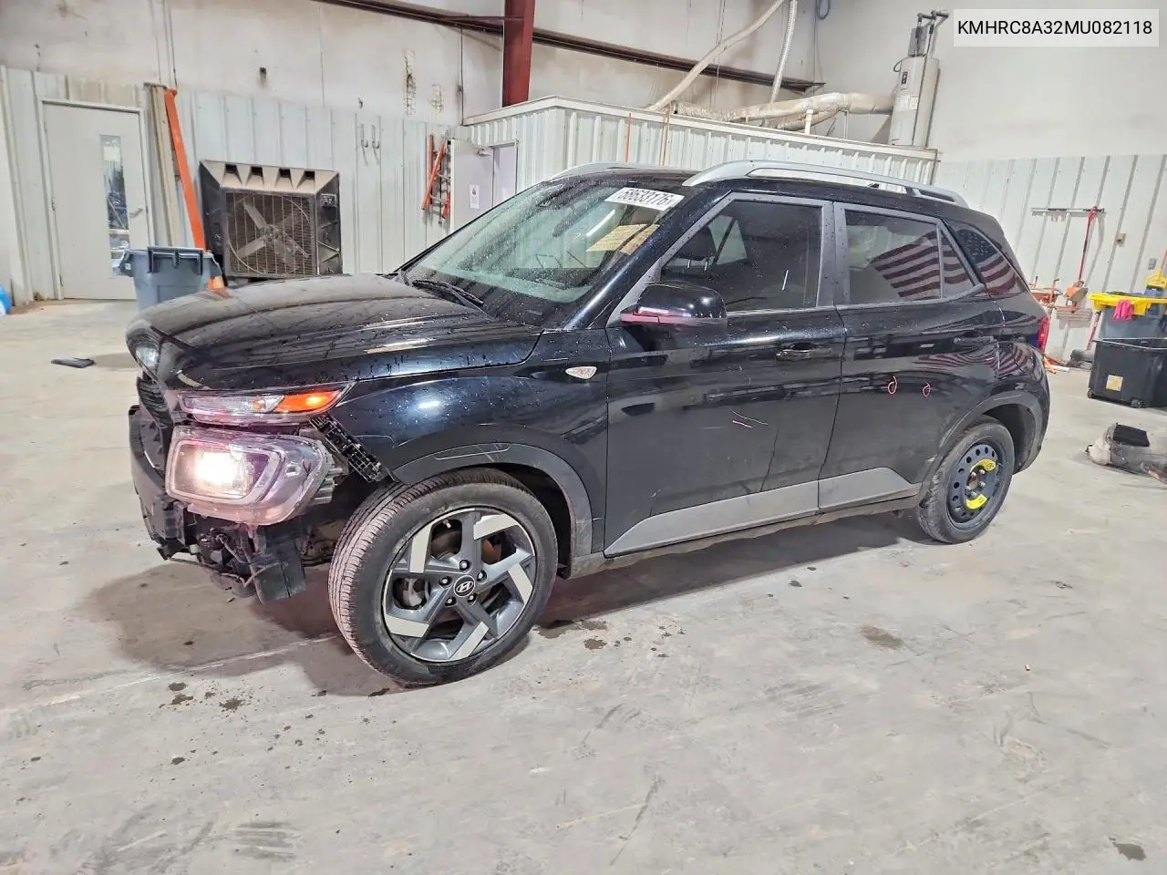 2021 Hyundai Venue Sel VIN: KMHRC8A32MU082118 Lot: 58633176