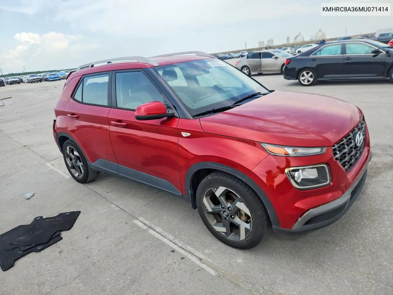 2021 Hyundai Venue Sel VIN: KMHRC8A36MU071414 Lot: 58798216