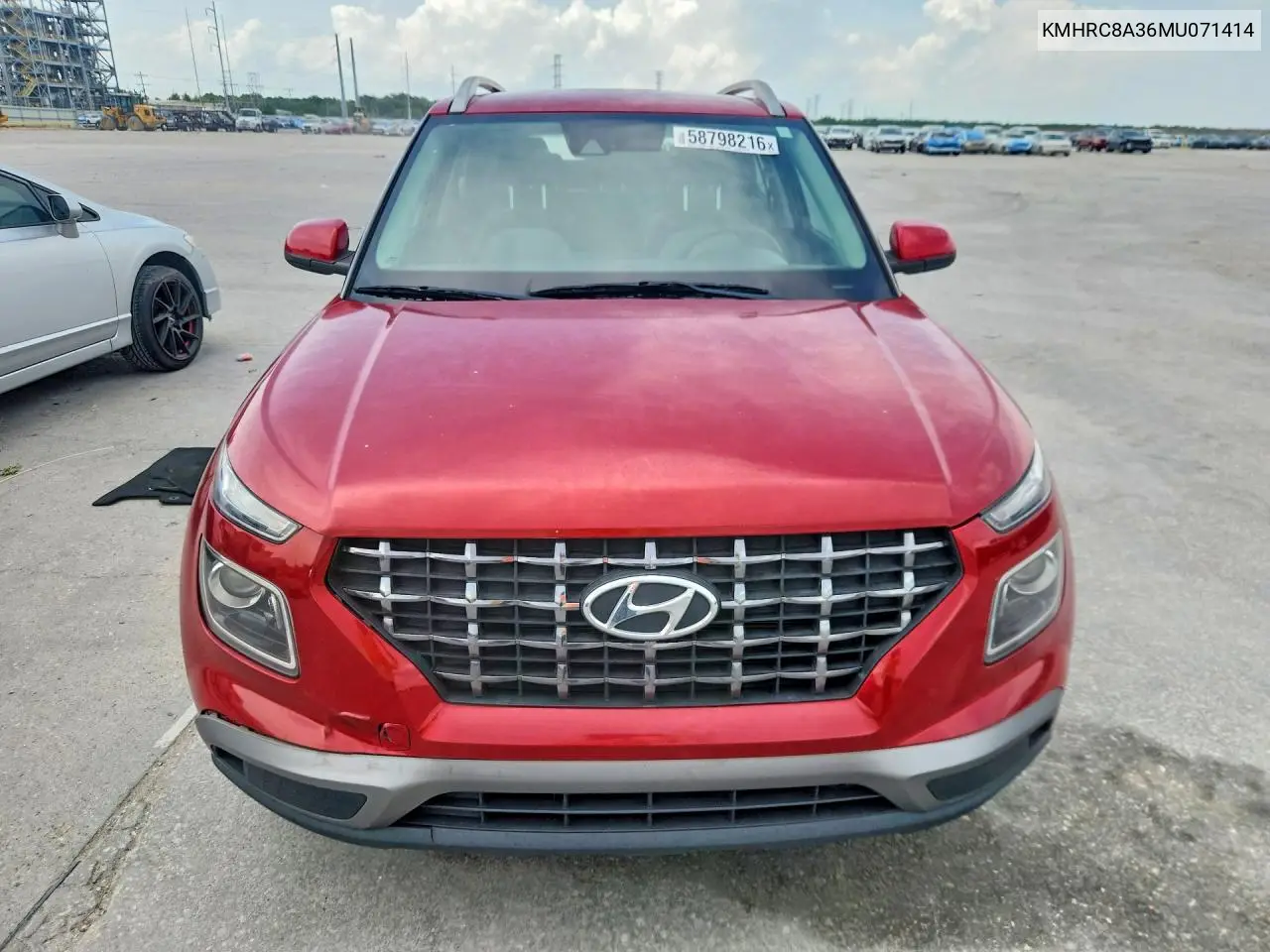 2021 Hyundai Venue Sel VIN: KMHRC8A36MU071414 Lot: 58798216