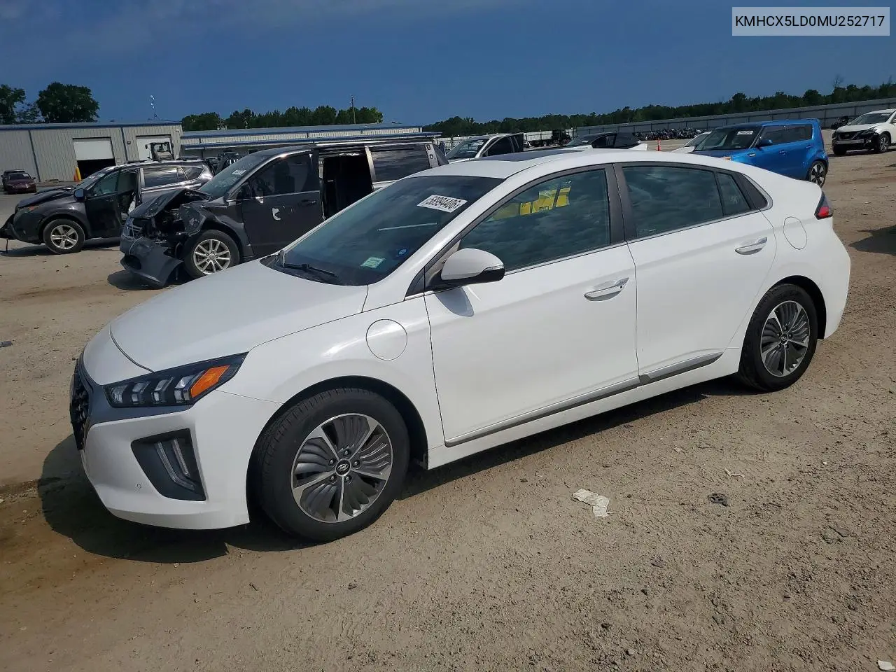 2021 Hyundai Ioniq Limited VIN: KMHCX5LD0MU252717 Lot: 58994406