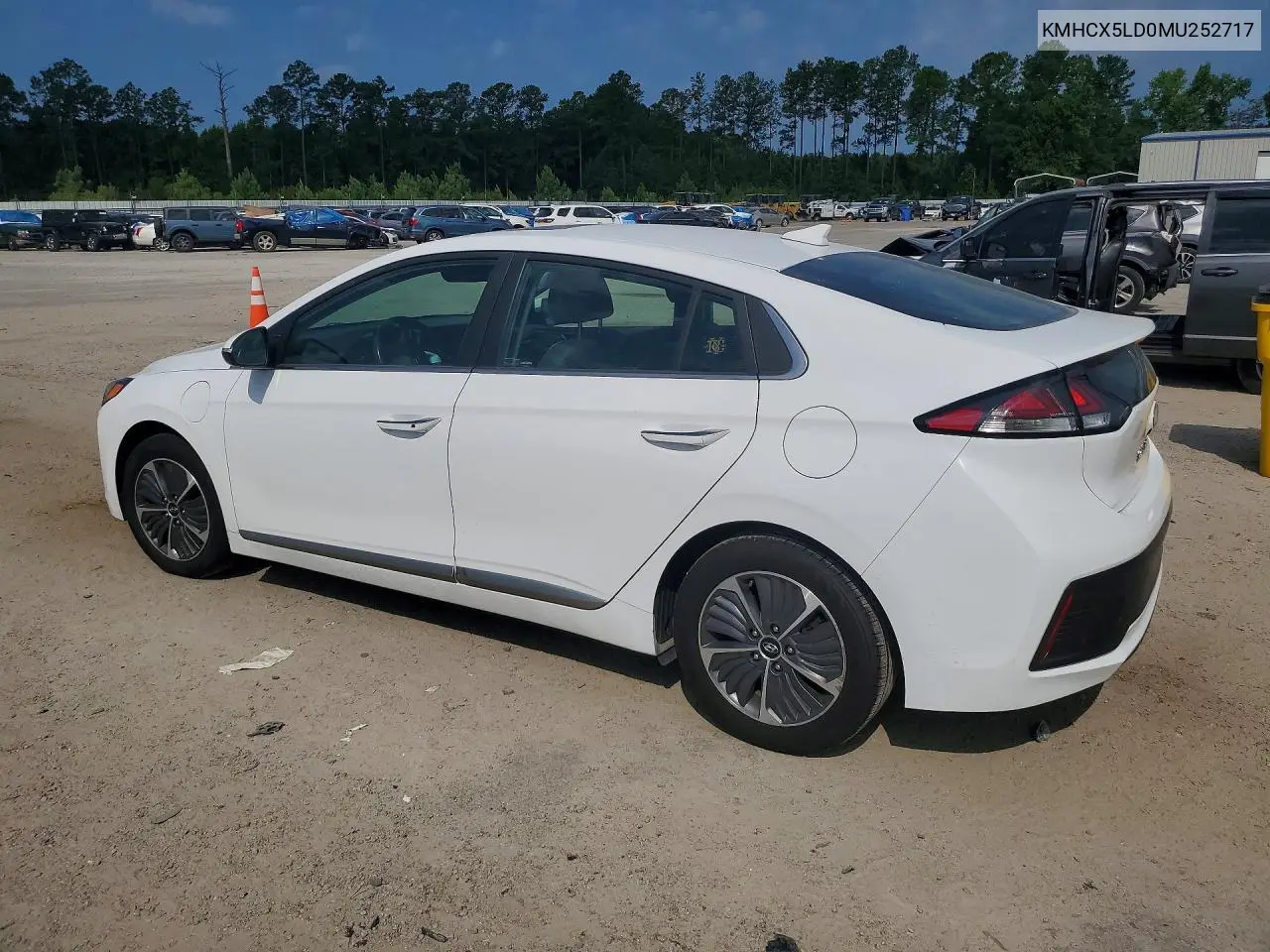2021 Hyundai Ioniq Limited VIN: KMHCX5LD0MU252717 Lot: 58994406
