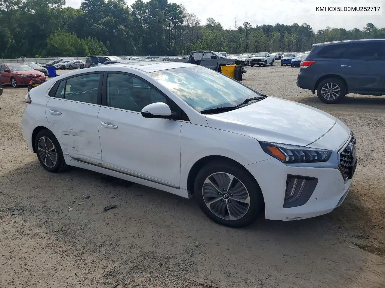 2021 Hyundai Ioniq Limited VIN: KMHCX5LD0MU252717 Lot: 58994406
