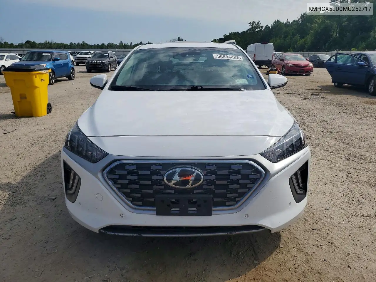2021 Hyundai Ioniq Limited VIN: KMHCX5LD0MU252717 Lot: 58994406