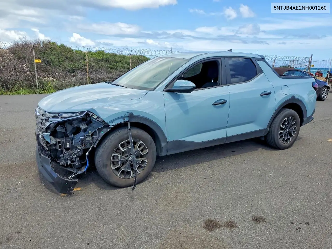 2022 Hyundai Santa Cruz Sel VIN: 5NTJB4AE2NH001260 Lot: 51376166