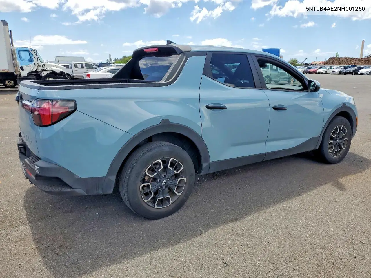 2022 Hyundai Santa Cruz Sel VIN: 5NTJB4AE2NH001260 Lot: 51376166