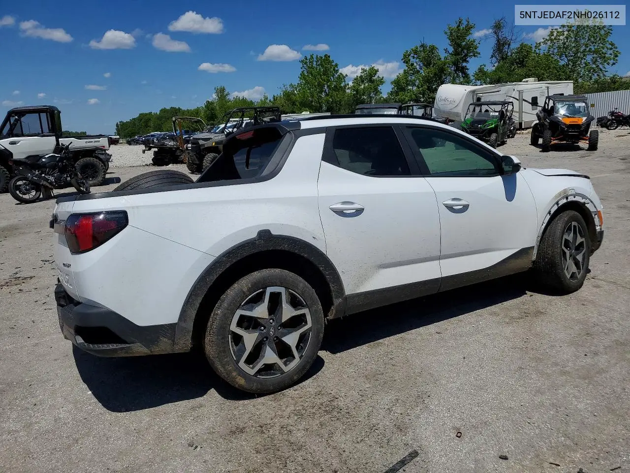 2022 Hyundai Santa Cruz Limited VIN: 5NTJEDAF2NH026112 Lot: 52364166