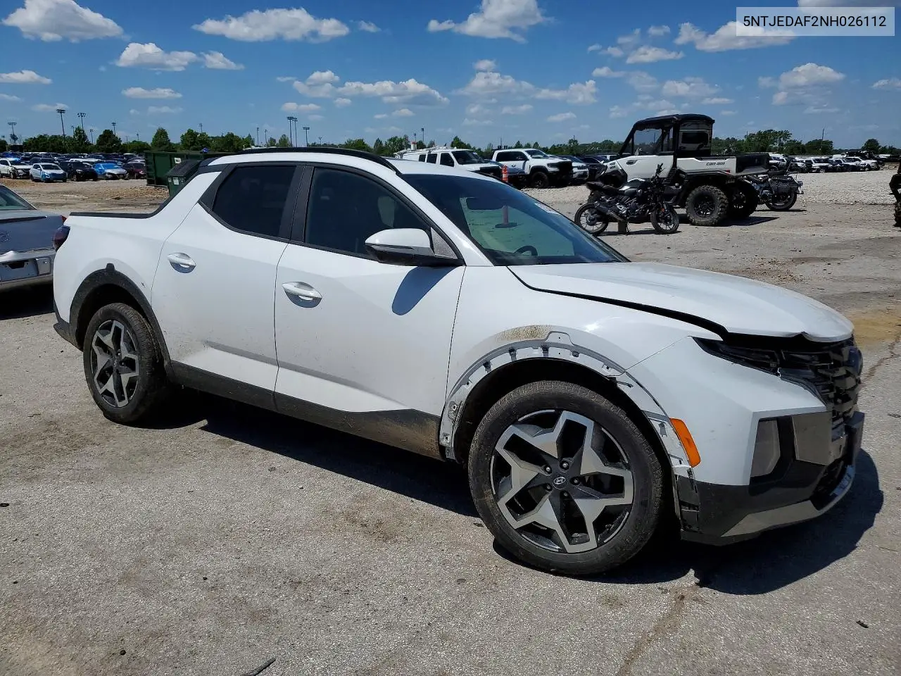 2022 Hyundai Santa Cruz Limited VIN: 5NTJEDAF2NH026112 Lot: 52364166