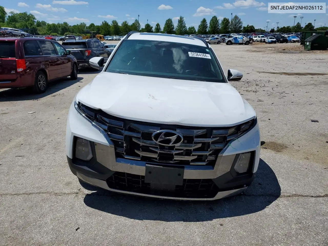 2022 Hyundai Santa Cruz Limited VIN: 5NTJEDAF2NH026112 Lot: 52364166