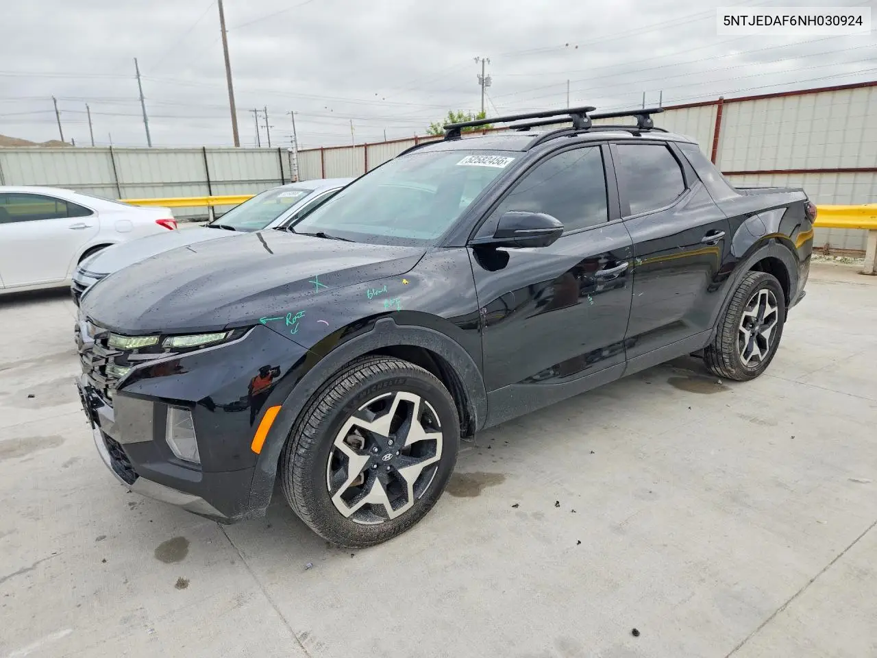 2022 Hyundai Santa Cruz Limited VIN: 5NTJEDAF6NH030924 Lot: 52582456