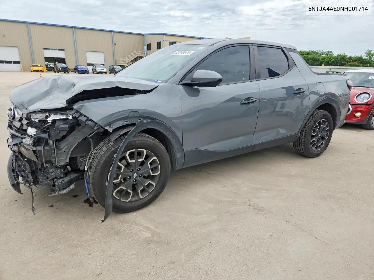 2022 Hyundai Santa Cruz Se VIN: 5NTJA4AE0NH001714 Lot: 52816676