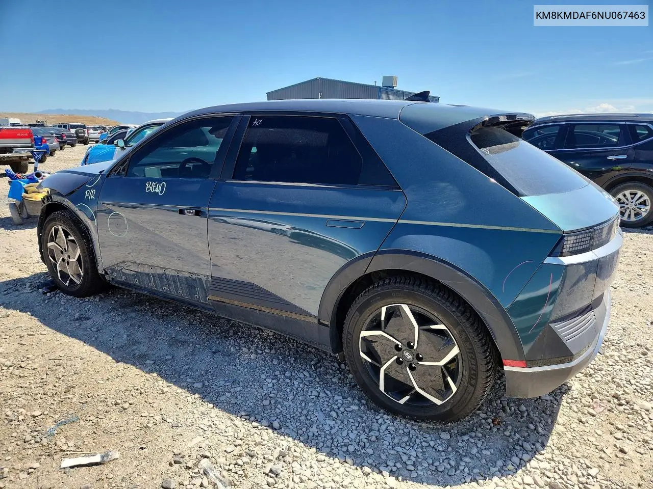 2022 Hyundai Ioniq 5 Se VIN: KM8KMDAF6NU067463 Lot: 54472526