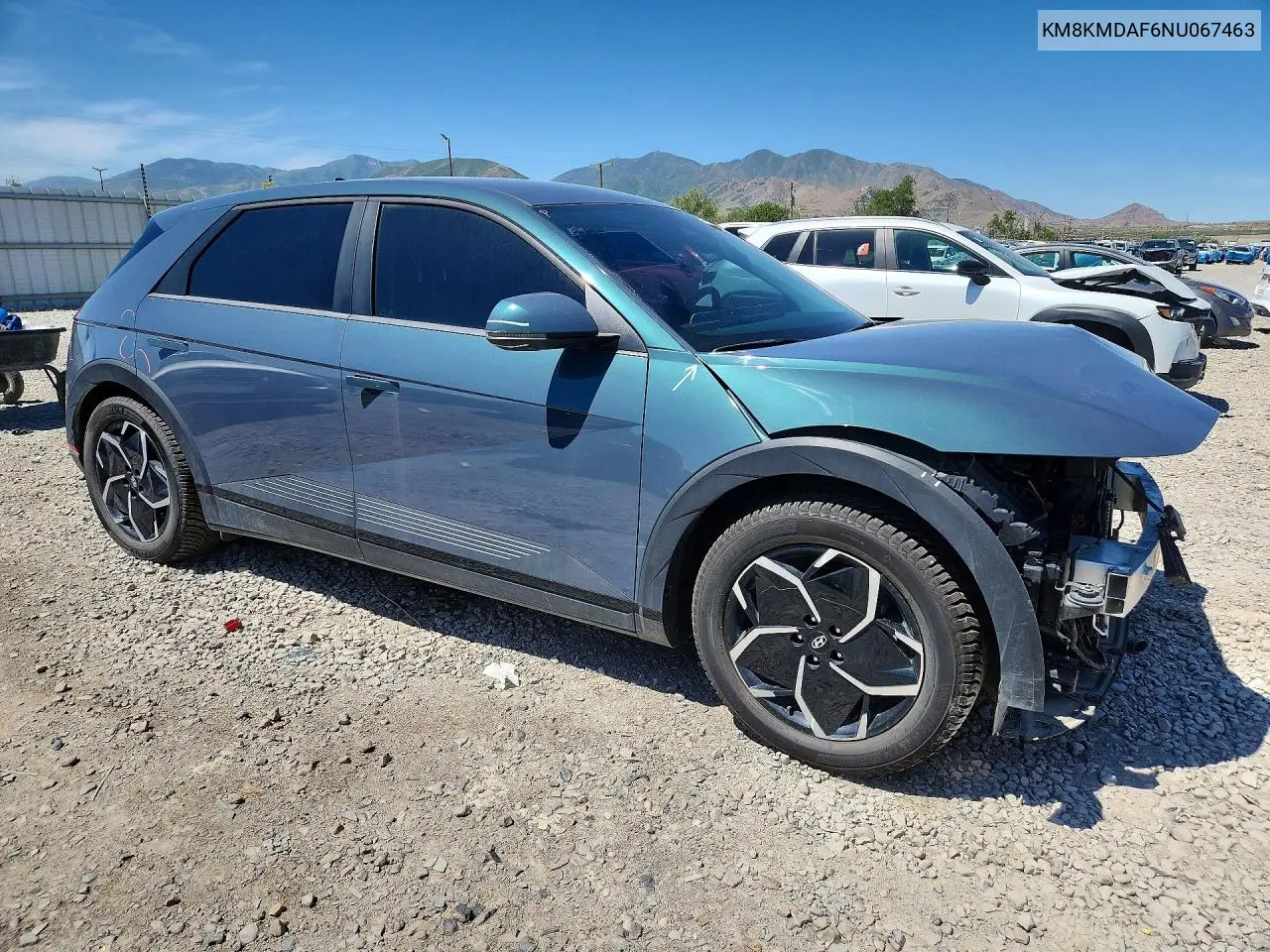 2022 Hyundai Ioniq 5 Se VIN: KM8KMDAF6NU067463 Lot: 54472526