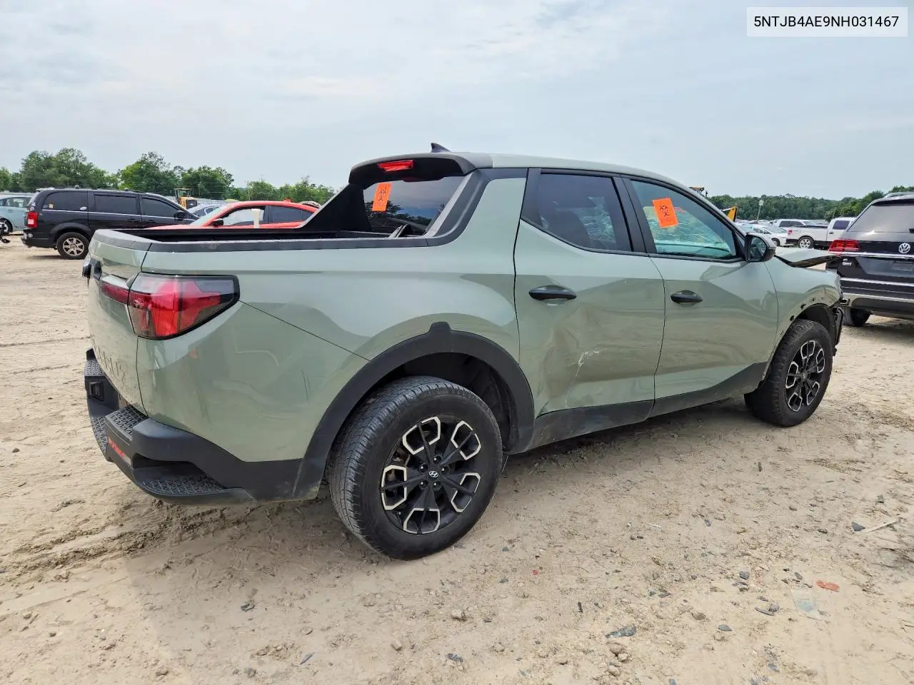 2022 Hyundai Santa Cruz Sel VIN: 5NTJB4AE9NH031467 Lot: 55183496