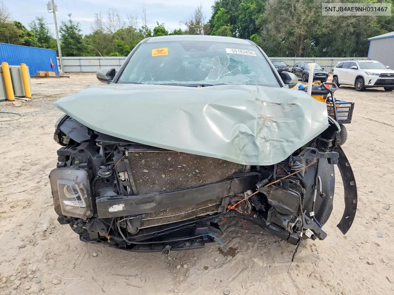 2022 Hyundai Santa Cruz Sel VIN: 5NTJB4AE9NH031467 Lot: 55183496