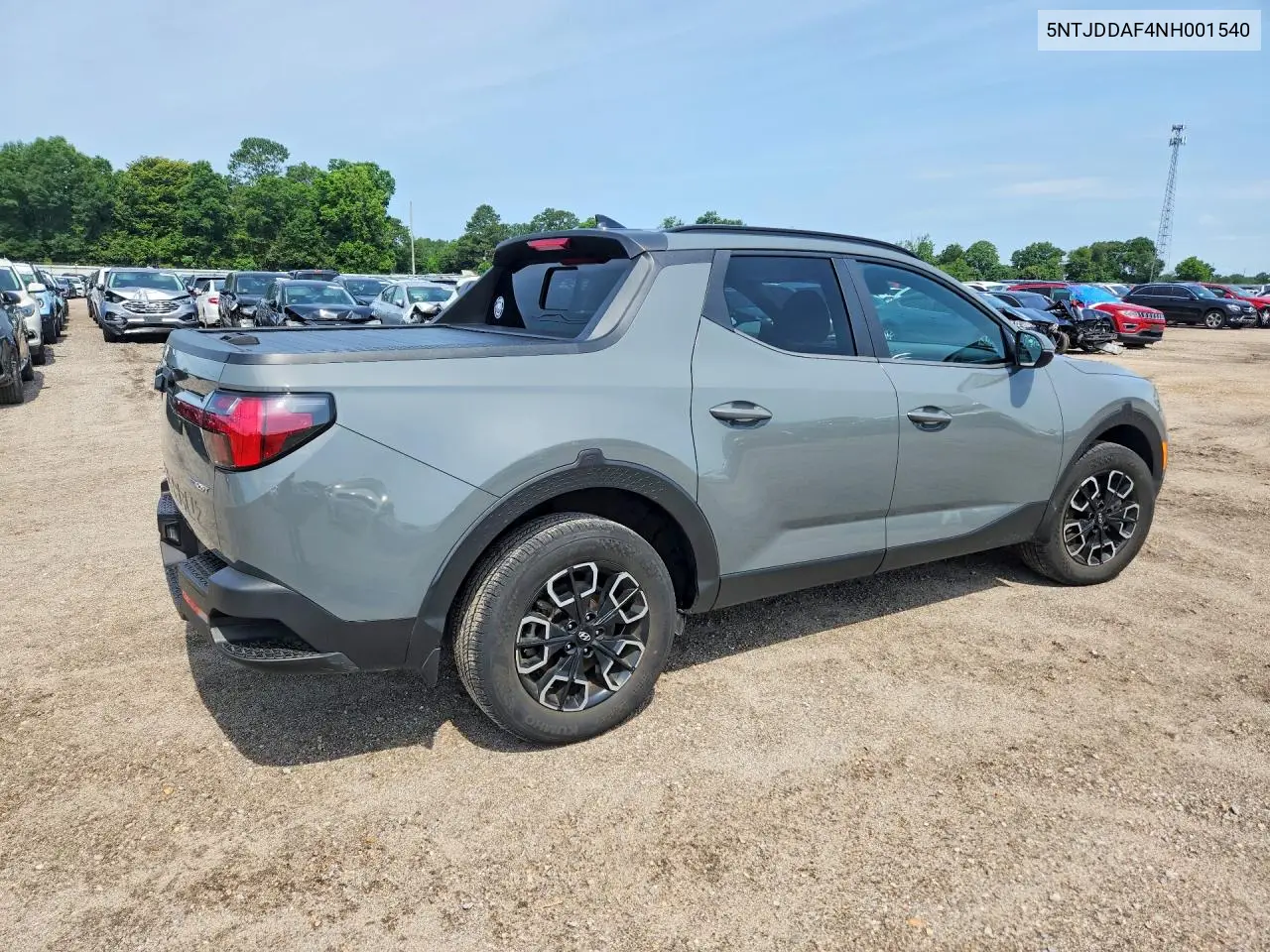 2022 Hyundai Santa Cruz Sel Premium VIN: 5NTJDDAF4NH001540 Lot: 55236476