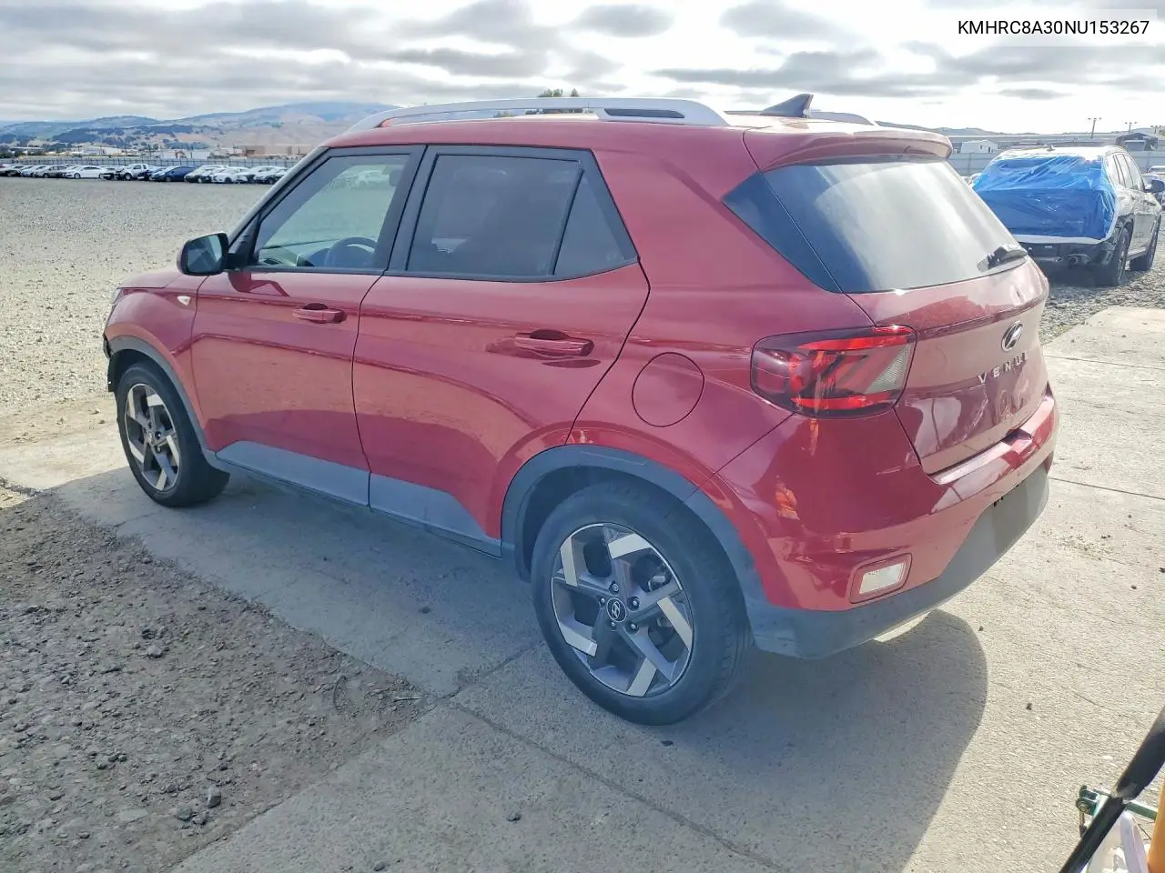 2022 Hyundai Venue Sel VIN: KMHRC8A30NU153267 Lot: 56700226