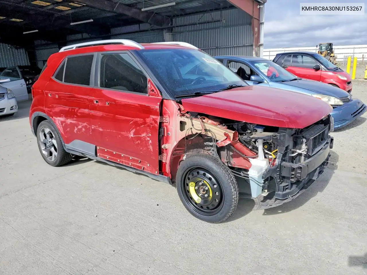 2022 Hyundai Venue Sel VIN: KMHRC8A30NU153267 Lot: 56700226