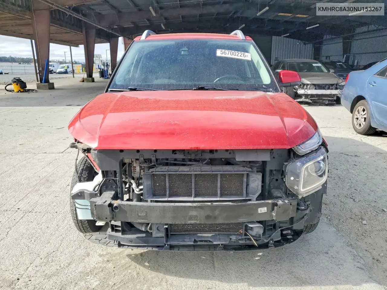 2022 Hyundai Venue Sel VIN: KMHRC8A30NU153267 Lot: 56700226